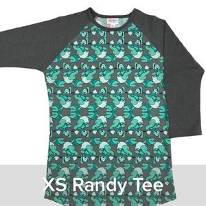 Lularoe Disney Randy Tee Donald Duck Print - Size XS